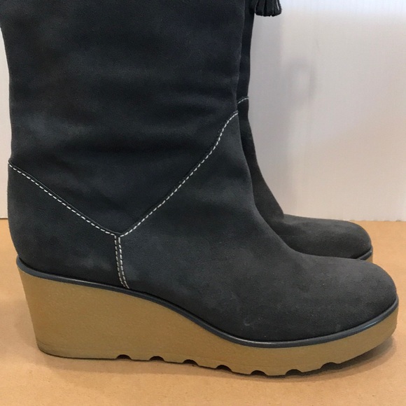 Marc Jacobs Suede Wedge Boots - Picture 7 of 8